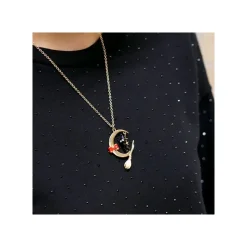 Jewellery*Maison Ghibli Jiji With Moon Necklace - Kiki's Delivery Service