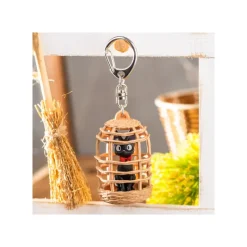 Keychains*Maison Ghibli Keychain Jiji in cage - Kiki’s Delivery Service