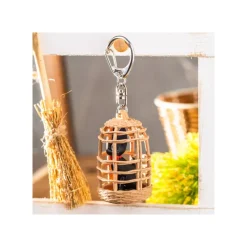 Keychains*Maison Ghibli Keychain Jiji in cage - Kiki’s Delivery Service