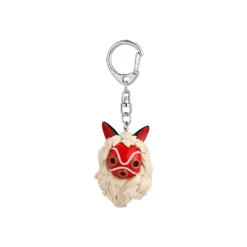 Keychains*Maison Ghibli Keychain San’s Mask and Kodama - Princess Mononoke