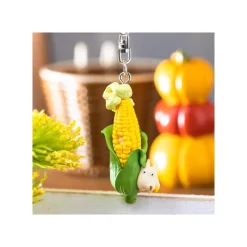 Keychains*Maison Ghibli Keychain Soot Sprite in corn with Totoro - My Neighbor Totoro