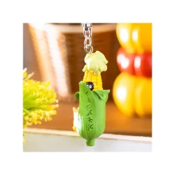 Keychains*Maison Ghibli Keychain Soot Sprite in corn with Totoro - My Neighbor Totoro
