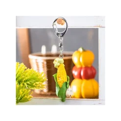 Keychains*Maison Ghibli Keychain Soot Sprite in corn with Totoro - My Neighbor Totoro