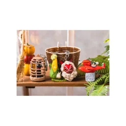 Keychains*Maison Ghibli Keychain Soot Sprite in corn with Totoro - My Neighbor Totoro