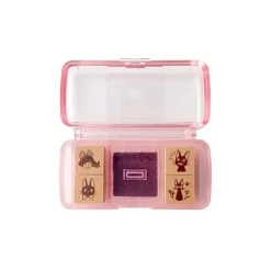 Small Equipment*Maison Ghibli Kiki & Jiji Mini Stamp Set Purple - Kiki's Delivery Service