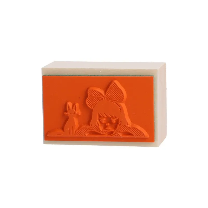 Small Equipment*Maison Ghibli Kiki & Jiji Wood stamp - Kiki'S Delivery Service