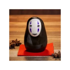 Statues*Maison Ghibli Laquered Wood No Face Statue - Spirited Away