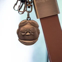 Keychains*Maison Ghibli Leather Key Chain Marco - Porco Rosso