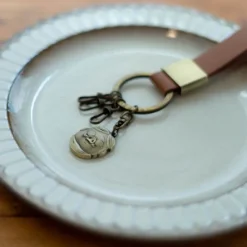 Keychains*Maison Ghibli Leather Key Chain Marco - Porco Rosso