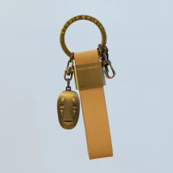 Keychains*Maison Ghibli Leather Key Chain No Face - Spirited Away