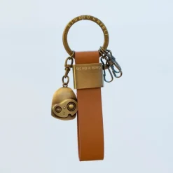 Keychains*Maison Ghibli Leather Key Chain Robot - Castle in the Sky