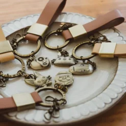 Keychains*Maison Ghibli Leather Key Chain Totoro - My Neighbor Totoro