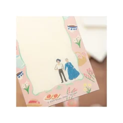 Postcards And Letter Papers*Maison Ghibli Letter set Break Time Flowers - Howl's Moving Castle