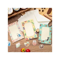 Postcards And Letter Papers*Maison Ghibli Letter set Break Time Flowers - Howl's Moving Castle