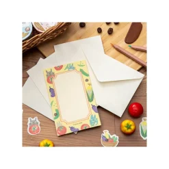 Postcards And Letter Papers*Maison Ghibli Letter set Break Time Vegetables - My Neighcor Tortoro
