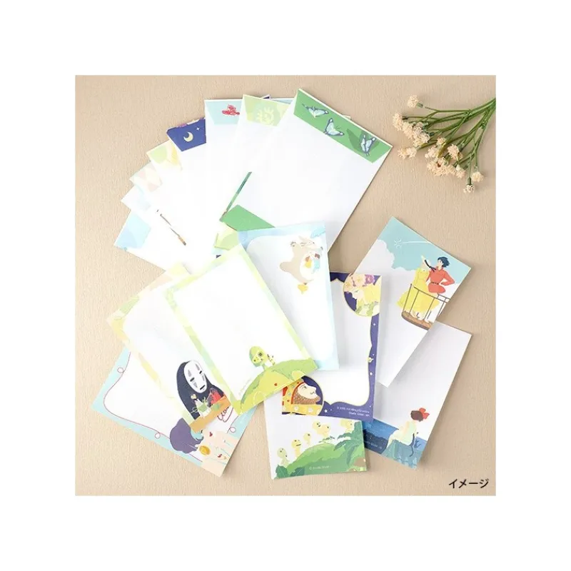 Postcards And Letter Papers*Maison Ghibli LETTERSET - HOWL'S MOVING CASTLE