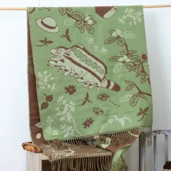 Outfits*Maison Ghibli Light Green Stole Totoro & Catbus - My Neighbor Totoro