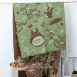 Outfits*Maison Ghibli Light Green Stole Totoro & Catbus - My Neighbor Totoro