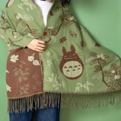 Outfits*Maison Ghibli Light Green Stole Totoro & Catbus - My Neighbor Totoro