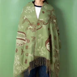 Outfits*Maison Ghibli Light Green Stole Totoro & Catbus - My Neighbor Totoro