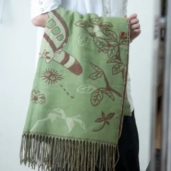 Outfits*Maison Ghibli Light Green Stole Totoro & Catbus - My Neighbor Totoro