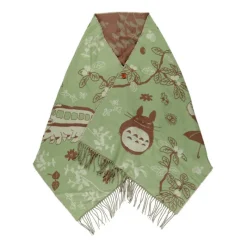 Outfits*Maison Ghibli Light Green Stole Totoro & Catbus - My Neighbor Totoro