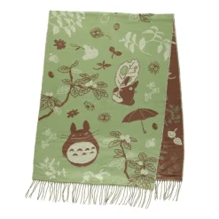 Outfits*Maison Ghibli Light Green Stole Totoro & Catbus - My Neighbor Totoro