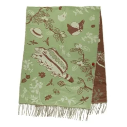 Outfits*Maison Ghibli Light Green Stole Totoro & Catbus - My Neighbor Totoro