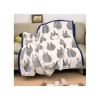 Household Linen*Maison Ghibli Long blanket Big Totoro Silhouette 200x140 cm - My Neighbor Totoro