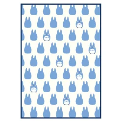 Household Linen*Maison Ghibli Long blanket Middle Totoro silhouette 200x140 cm - My Neighbor Totoro