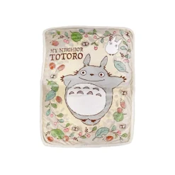 Household Linen*Maison Ghibli Long blanket Rosehips and hazelnuts 200x140 cm - My Neighbor Totoro