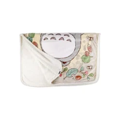 Household Linen*Maison Ghibli Long blanket Rosehips and hazelnuts 200x140 cm - My Neighbor Totoro