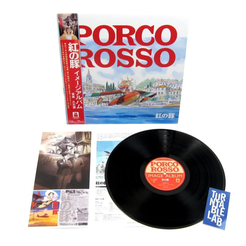 Culture*Maison Ghibli LP Soundbook Ltd Edition 4 p booklet - Porco Rosso