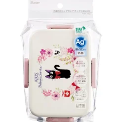 Kitchenware*Maison Ghibli Lunch box 4 locks 650ml Jiji Flower garland - Kiki's Delivery Service