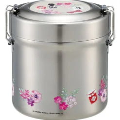 Kitchenware*Maison Ghibli Lunch box Isotherme 230ml 2 storeys Flower bouquet - Kiki's Delivery