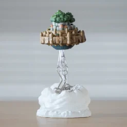 Statues*Maison Ghibli Magnetic Paper Clip Holder Flying Castle - Castle in the Sky