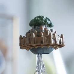 Statues*Maison Ghibli Magnetic Paper Clip Holder Flying Castle - Castle in the Sky