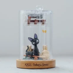 Music Boxes*Maison Ghibli Marionette Style Music Box Jiji - Kiki's Delivery Service