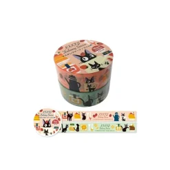 Small Equipment*Maison Ghibli MASKING TAPE SET KIKI JAM PATTERN - KIKI'S DELIVERY SERVICE