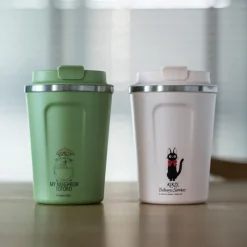 Kitchenware*Maison Ghibli Mat Pink Isothermal mug 350ml  - Kiki's Delivery Service