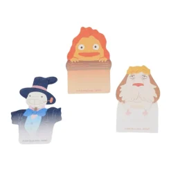 Small Equipment*Maison Ghibli Memo Set Calcifer, Heen & Navet - Howl's Moving Castle