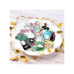 Pins*Maison Ghibli Metal Brooch Totoro Mushroom - My Neighbor Tororo