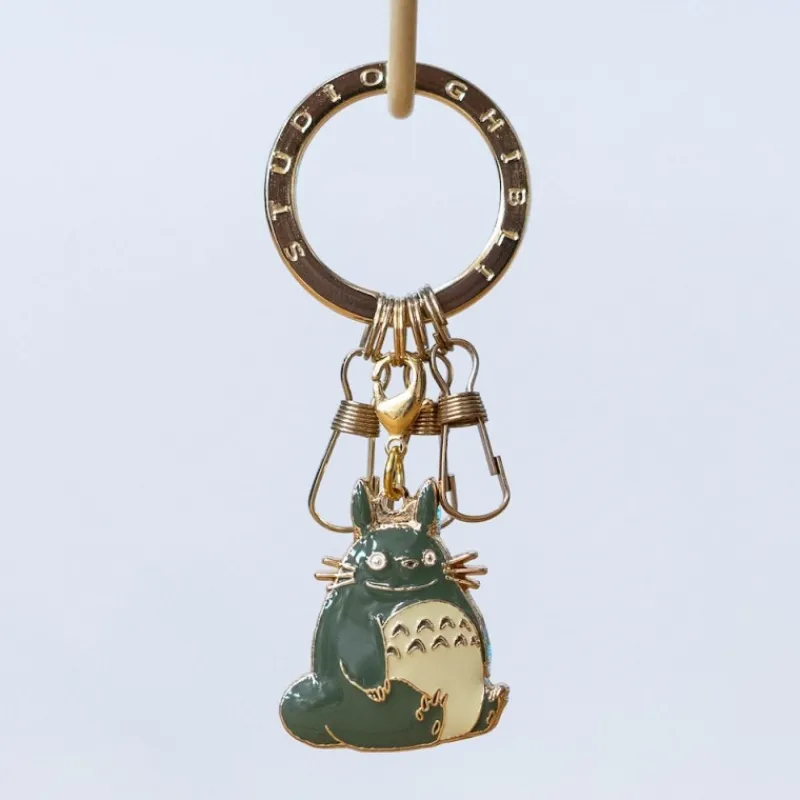 Keychains*Maison Ghibli Metal Key Holder Big Totoro - My Neighbor Totoro