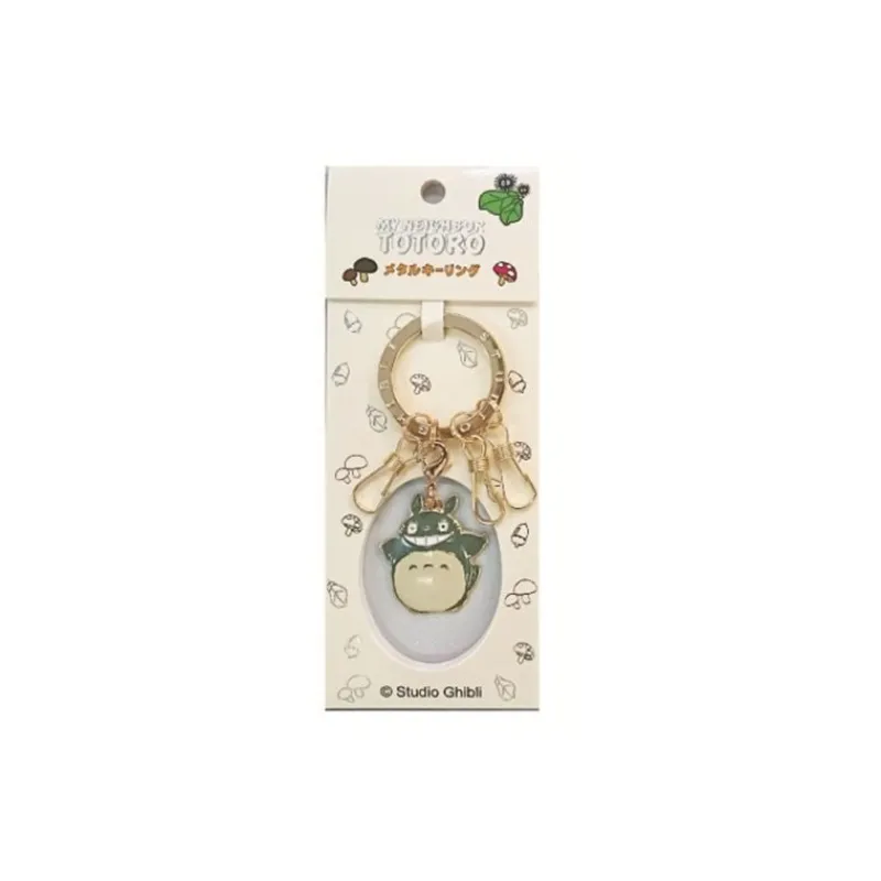Keychains*Maison Ghibli Metal Key Holder Big Totoro Smile - My Neighbor Totoro