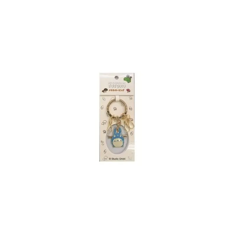Keychains*Maison Ghibli Metal Key Holder Middle Totoro - My Neighbor Totoro