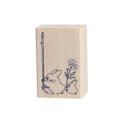 Small Equipment*Maison Ghibli Middle & Small Totoro Wood stamp - My Neighbor Totoro