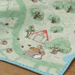 Household Linen*Maison Ghibli Mini Towel Hiking map 25x25 cm - My Neighbor Totoro