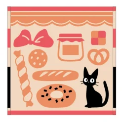 Household Linen*Maison Ghibli Mini Towel Jiji's Bakery 25x25 cm - Kiki's Delivery Service