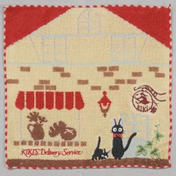 Household Linen*Maison Ghibli Mini Towel Kiki’s Bakery 25x25 cm - Kiki's Delivery Service