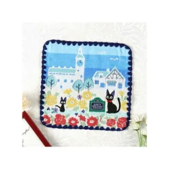 Household Linen*Maison Ghibli Mini Towel Streets of Paris 25x25 cm - Kiki's Delivery Service